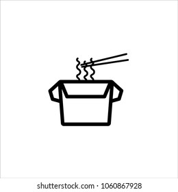 Thai food icon vector