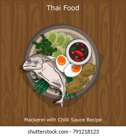 thai food Mackerel with Chilli Sauce Recipe