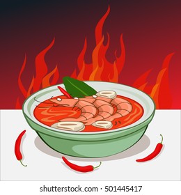 Thai food vector 10