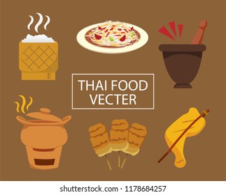 Thai Food vector