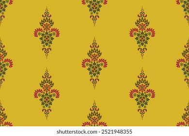 Ornamento geométrico tailandês. Navajo tribal vetor padrão sem emenda. Ornamento nativo americano. Estilo de decoração étnica do sudoeste. Padrão sem emenda do vetor. Cobertor mexicano, tapete. Tapete tecido