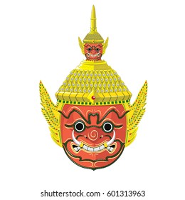 Thai Giant head  vector