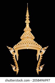 Thai Golden crown. Graphic vector