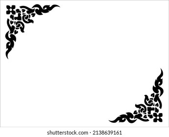 Thai graphic painting, Thai style, Thai art
