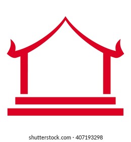 thai home. logo vector.