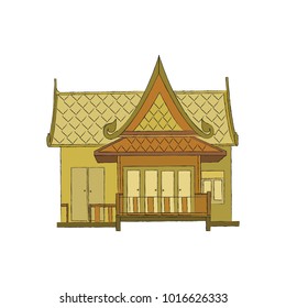 Thai house style old
