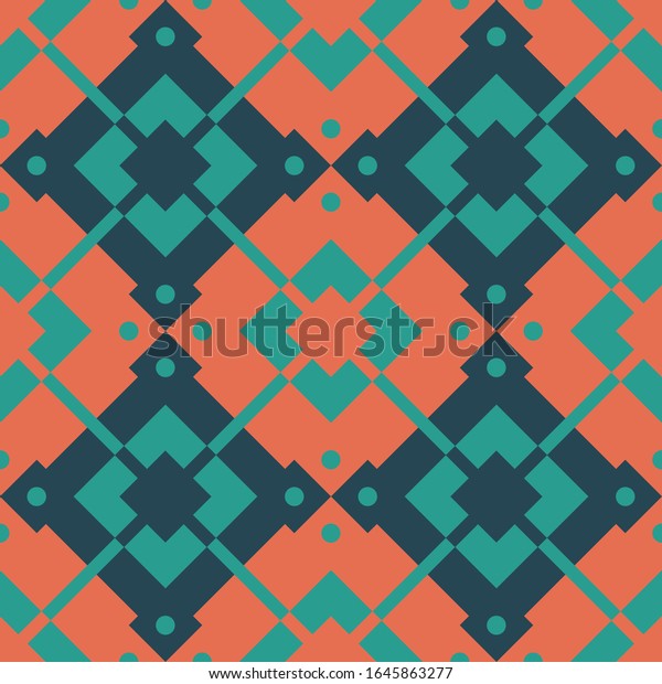 Thai Modern Pattern Seamless Backgroundvector Illustration Stock Vector ...