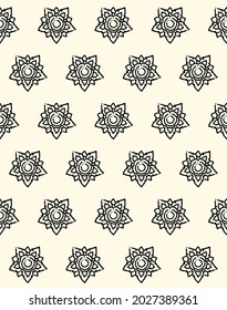 Thai Motif Background and Pattern. illustration and vector for fabric printing and background