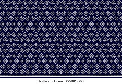 Thai native fabric background. Thai modern fabric pattern. 