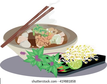 thai nooddle for print web banner