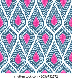 Thai Ornament diamond seamless pattern vector Background