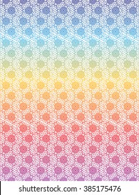 thai outline pattern background vector