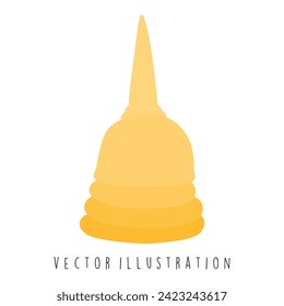 Thai pagoda Thai Temple vector illustration