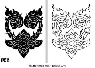 Traditional Indian Motif Stock Vector (Royalty Free) 473332522