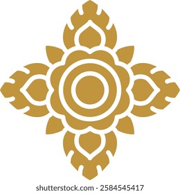Thai pattern background Traditional Thai cultural patterns