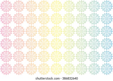 thai pattern background vector