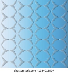 Thai pattern blue background wallpaper design.Vector illustration.