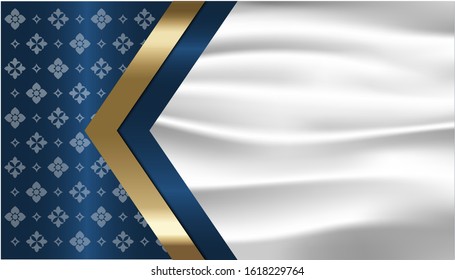 Thai pattern with copy space, Luxury Invitation Blue card Template, Background elegant creative thai pattern modern style design for greeting cards, Menu or your idea. Luxurious, vintage fashion