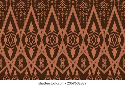 Thai pattern figure tribal Thai geometric ethnic oriental pattern traditional on background.Aztec style,embroidery,abstract,vector illustration.design for texture,fabric,clothing,wrapping,carpet.