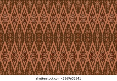 Thai pattern figure tribal Thai geometric ethnic oriental pattern traditional on background.Aztec style,embroidery,abstract,vector illustration.design for texture,fabric,clothing,wrapping,carpet.