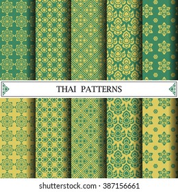 Thai pattern, pattern fills, web page background, surface textures
