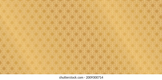 Thai pattern gold background. banner decoration.