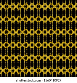 Thai pattern, golden yellow, grid pattern, illustration, vector, simple, for cards or decorative green background, add text