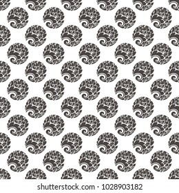 Thai pattern. Line Thai, The Arts of Thailand. on white background. vector illustration