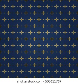 Thai pattern line. Seamless pattern thai style vintage. blue color tone.