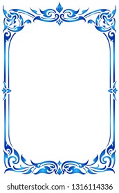 Thai pattern for picture frame