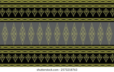 thai pattern seamless, red and gold Thai background, thai pattern temple, gold Thai art, Buddhism temple element, and background pattern decoration motifs for pillar pattern.