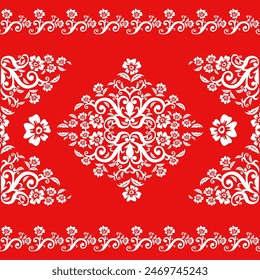 Thai-Muster. nahtlos ,Traditional Ethnic,Thai-Muster, Stoffmuster für Textilien, Teppiche, Bildschirmhintergrund, Bekleidung, Sarong, Batik,Wrap,Stickerei,Print, Hintergrund,Cover,Vektorillustration