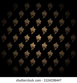 Thai Pattern supreme gold background
