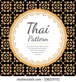 Thai Pattern Template, Background