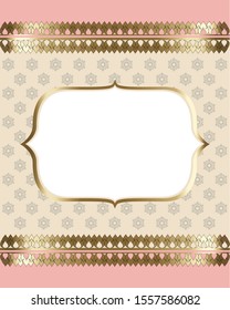 Thai pattern traditional concept The Arts of Thailand, Invitation, Cover Design, Luxury Card, Wedding, vector.