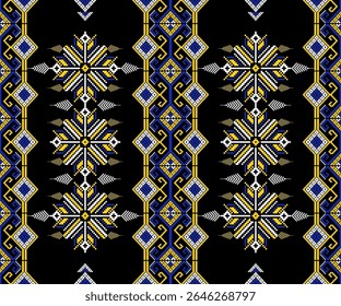 Thai pattern,geometric floral pattern,geometric ethnic oriental traditional,vector illustration,Aztec style,abstract background.design for texture,fabric,clothing,decoration,print,sarong