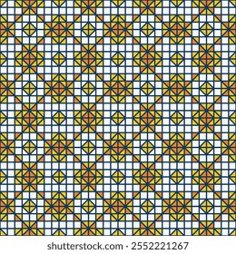 Thai pixel pattern. Abstract seamless pattern with EPS 10.Simple modern background texture. Repeat geo design