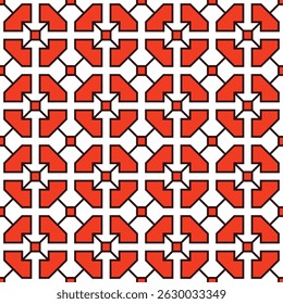 Padrão de pixels tailandês. Padrão sem emenda abstrato. Simples fundo moderno. Repita o design geométrico.