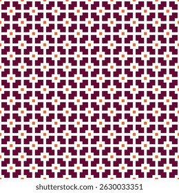 Padrão de pixels tailandês. Padrão sem emenda abstrato. Simples fundo moderno. Repita o design geométrico.