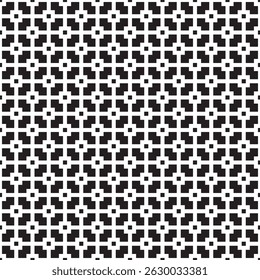 Padrão de pixels tailandês. Padrão sem emenda abstrato. Simples fundo moderno. Repita o design geométrico.