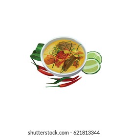 Thai for Red Curry with Roast Duck