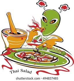 Thai salad.