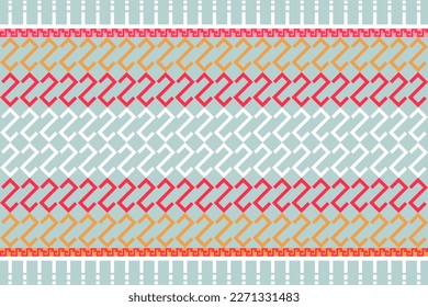 Thai Sarong textile ethnic pattern. Asian, Thai, Indonesian, Myanmar, Laos, Brunei, Sri Lanka, Singapore style. Design for wallpaper, carpet, clothing, fabric, fashion, textile, texture, home decor.