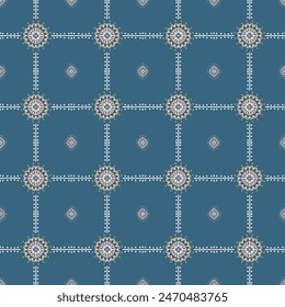 thai Seamless hand-woven fabric pattern