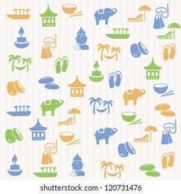 Thai seamless pattern