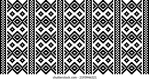 Thai Silk Fabric Pattern.THAI CRAFT Wallpaper, For Clothes, Shirts, Dresses and other textile products. Handwoven Textiles Thai Traditional Textiles.Vector Image