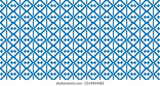 Thai Silk Fabric Pattern.THAI CRAFT Wallpaper, For Clothes, Shirts, Dresses and other textile products. Handwoven Textiles Thai Traditional Textiles.Vector Image