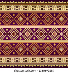 Thai silk pattern (The Culture of Thailand)