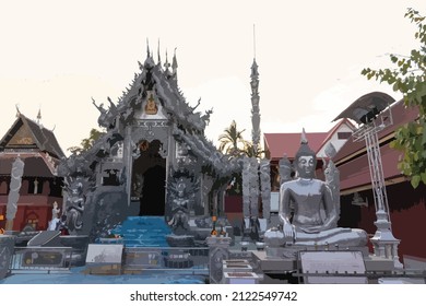 Thai silver temple Wat Sri Suphan