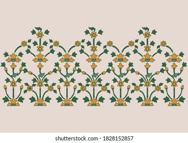 Thai style art of pattern in temple, Thailand. Texture Background